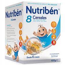 Nutriben Pure 8 Cereales 300g (+6) 8 Drithëra