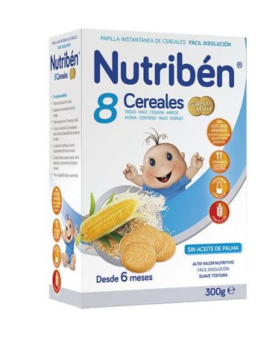 Nutriben Pure 8 Cereales Galletas Maria 300g (+6) 8 Drithëra & Biskota