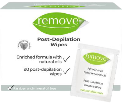 Remove Post-Depilation Wipes a20
